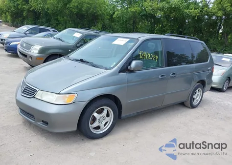 2001 Honda Odyssey Ex из США, поврежденный, VIN 2HKRL18751H598306